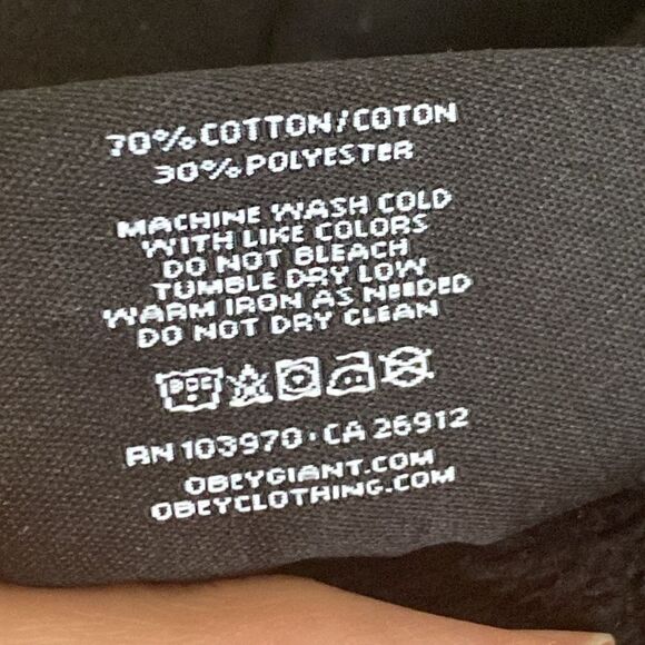 Obey X Hellfest Hoodie Black Unisex - Picture 7 of 7